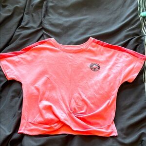 Converse bright pink T-shirt size 10–12 years